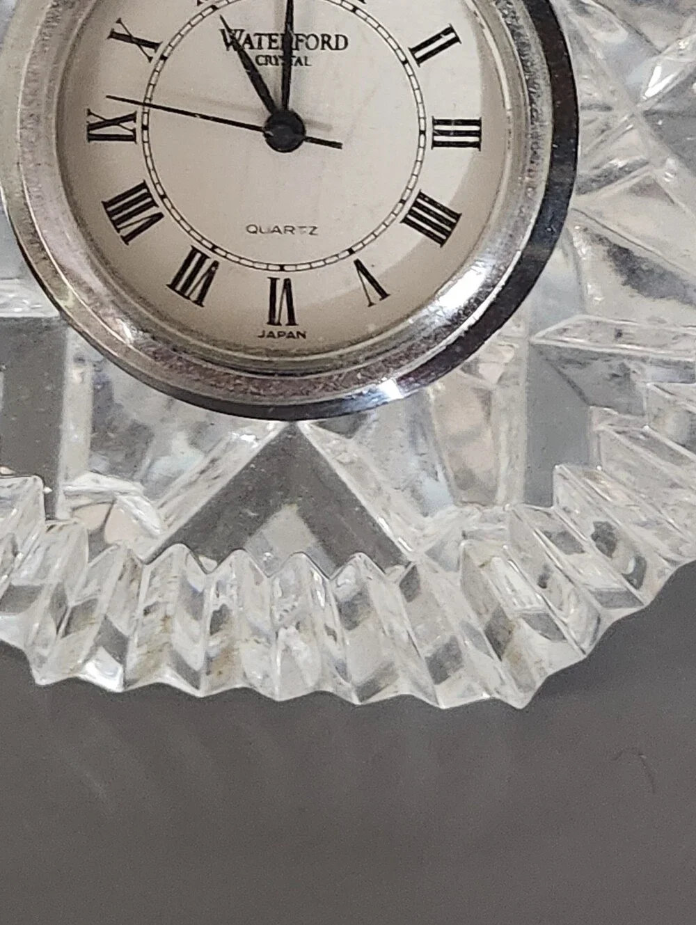 Waterford Lismore Diamond Crystal Clock